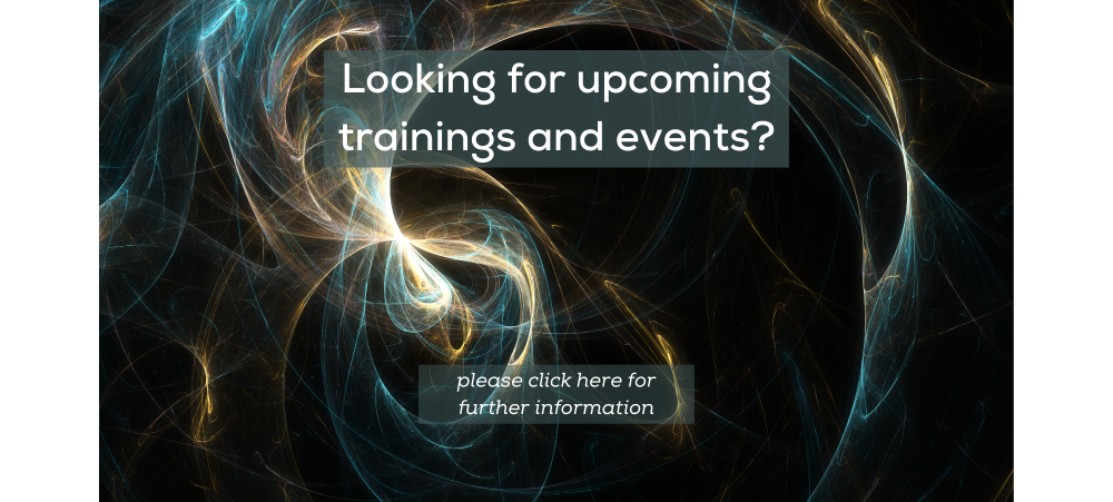 decorative image with link to training events