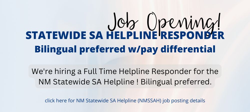 helpline responder job opening click for details
