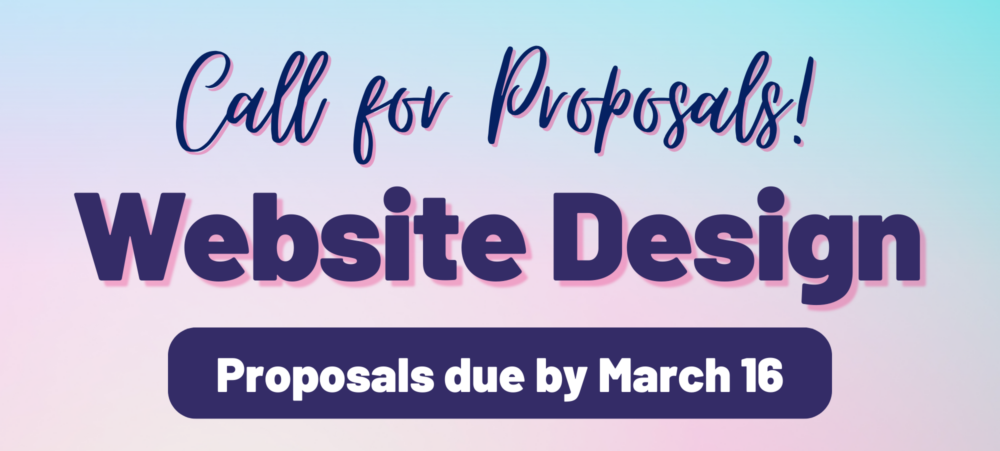 click image for Website Design Call for Proposals